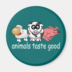 Íman Gosto dos animais bom - cor variável do fundo