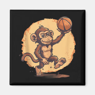 Íman Gota de Desenho do Jogador de Basquete de Trabalho