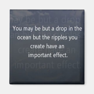 Íman gota no ímã oceânico