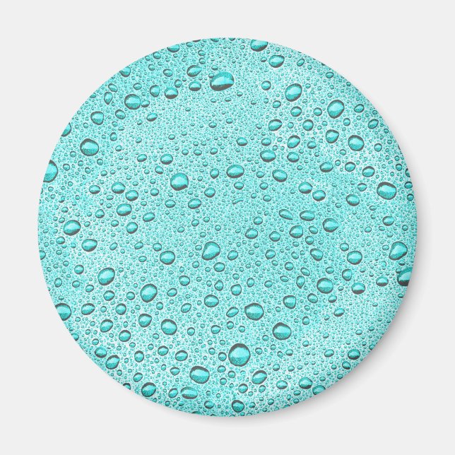 Íman Gotas aquamarinas (Frente)