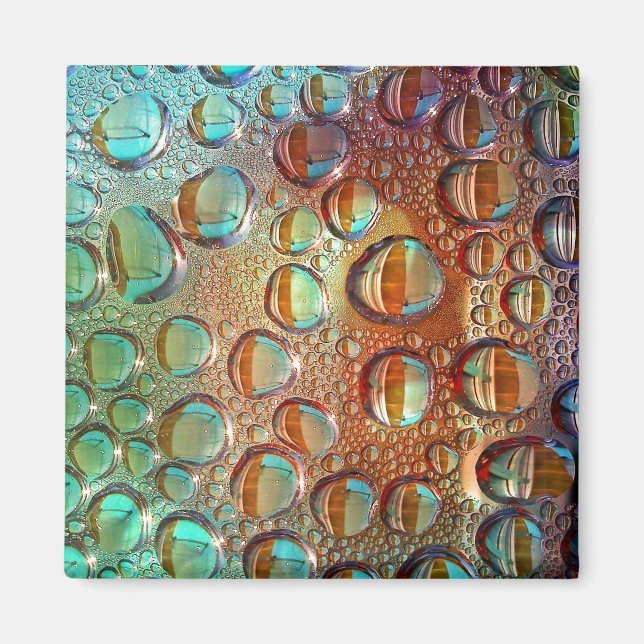 Íman Gotas Arco-Íris (Frente)