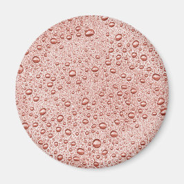 Íman Gotas de água alaranjadas do pêssego