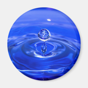 Íman Gotas de Água Azul legal
