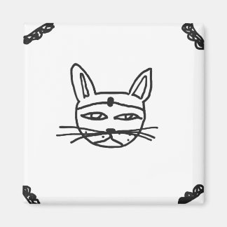 Íman Gothic cat magnet