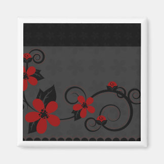 Íman Gótica Kokeshi Kimono Design Magnet