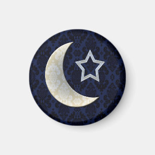 Íman Gótico Crescent Moon Damask
