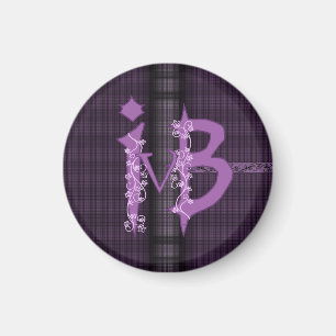 Íman Gótico de Xadrez personalizada Ivy and Bat