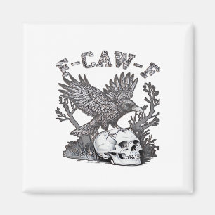 Íman Gótico Divertido Corvo Humor F-Caw-F Essencial Ret