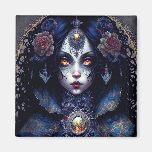 Íman Gótico Lady Gothic Fantasy Art