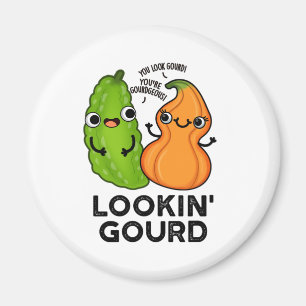 Íman Gourd Cute Veggie Pun