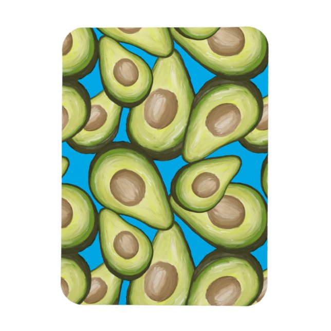 Íman Gourmet Fresco Vegan Avocado Padrão (Vertical)