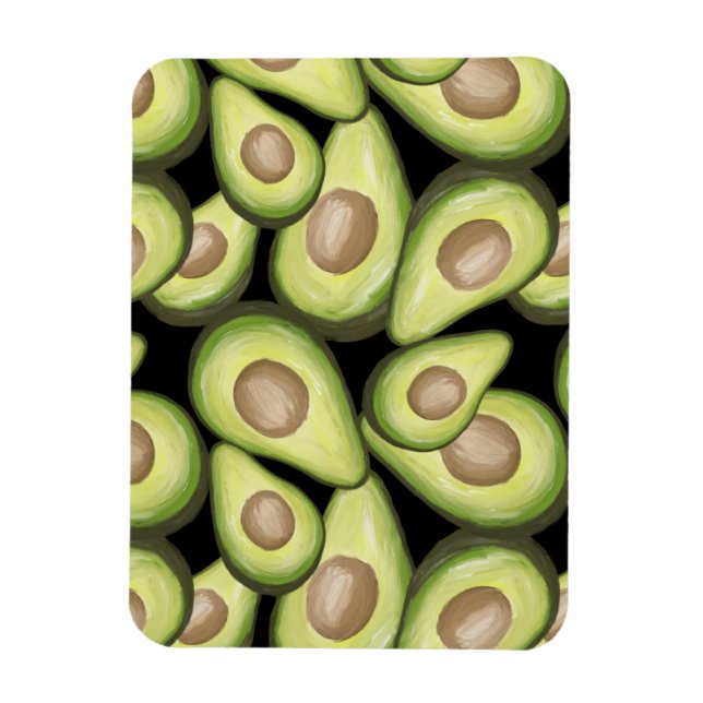 Íman Gourmet Fresco Vegan Avocado Padrão (Vertical)