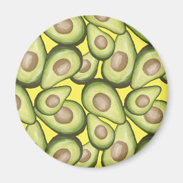 Íman Gourmet Fresco Vegan Avocado Padrão
