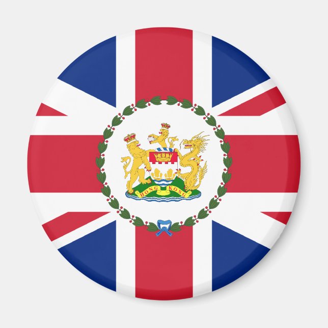 Íman Governador de Hong Kong, bandeira da China (Frente)