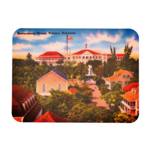 Íman Governo House, Nassau, Bahamas - Foto Vintage