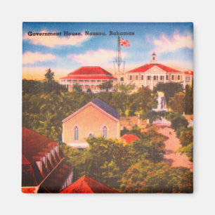 Íman Governo House, Nassau, Bahamas - Foto Vintage