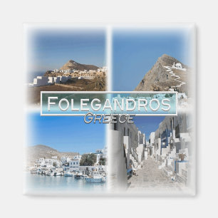 Íman GR0108 Europa, Grécia, Folegandros, geladeira