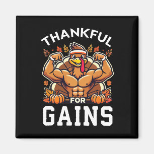 Íman Graças Aos Ganhos - Ação De Graças, Engraçado Gym