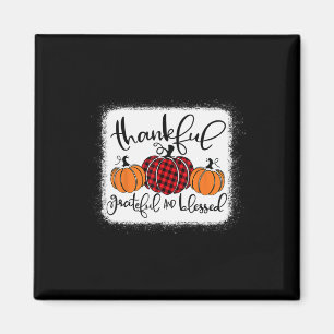 Íman Graças Grateful e abençoado Pumpkin Fall