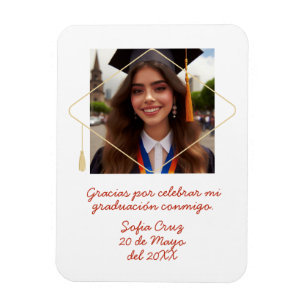 Íman Gracias Mi Graduación con Foto Recuerdo