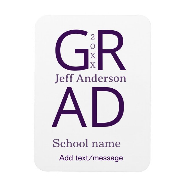 Íman Grad typography modern graduation simple minimal c (Vertical)