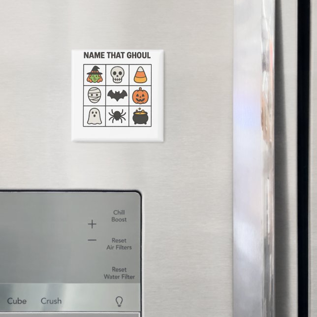 Íman Grade aquele Fantasma Jogo de Bingo de Halloween G (In Situ (Fridge))