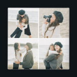 Íman Grade Simples De Quatro Magnetos Fotográficos Pers<br><div class="desc">Os presentes fotográficos são os melhores presentes! Facilmente personalizado com seu texto e/ou fotos para uma aparência personalizada. Desenhado por Berry Berry Sweet. Ver mais designs em www.berryberrysweet.com</div>