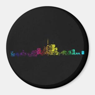 Íman Gradiente da linha do horizonte de Toronto