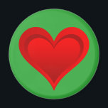 Íman Gradientes VERMELHO AMOR CORAÇÃO seu traseiro. &<br><div class="desc">Corações bonito Compostos por EDDA Fröhlich / EDDArt | Sentimento feliz por presentes apaixonados | para mais produtos e Designs, contacte-me: contact@eddart.de ou veja aqui: www.zazzle.com/prettypatternarts* e aqui: www.zazzle.com/eddartshop* e aqui: www.zazzle.de/eddartiful*</div>