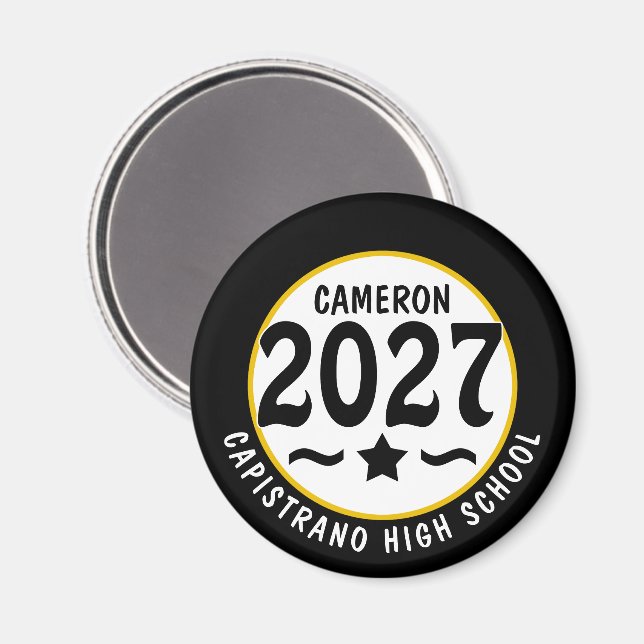 Íman Graduação da Turma Estelar de 2027 (Front/Back)