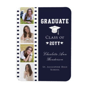 Íman Graduação de Colagem de Fotos em Filmstrip Quatro