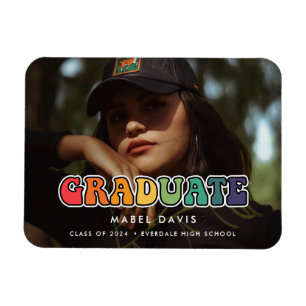 Íman Graduação de Foto Hippie Fun dos anos 60