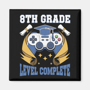 Íman Graduação de Gamer de Jogos Completa do Nível do 8