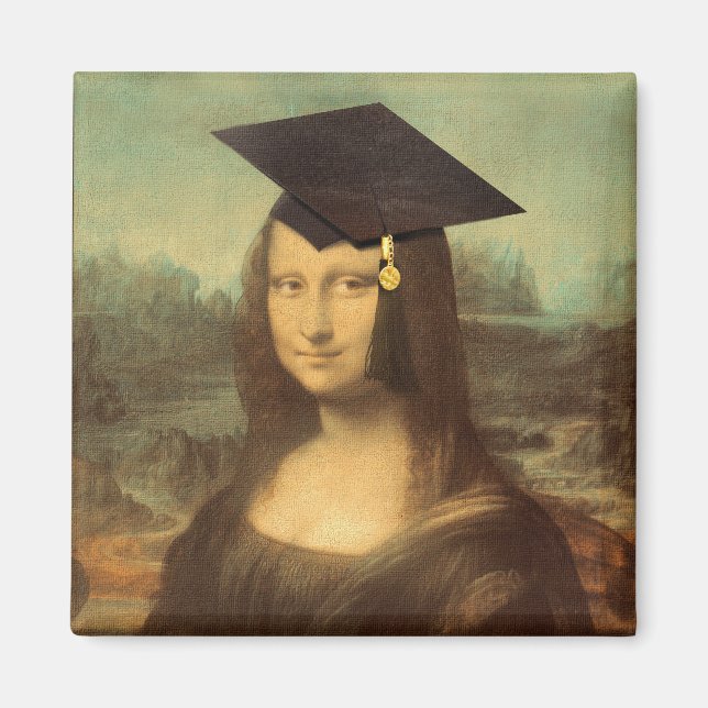 Íman Graduação de Mona Lisa (Frente)