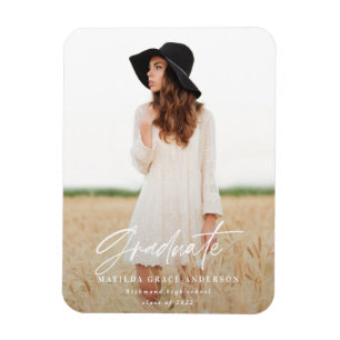 Íman Graduação de tipografia mínima moderna