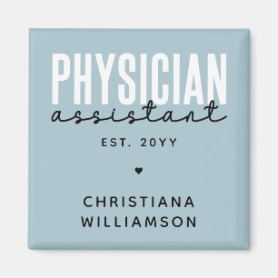 Íman Graduação PA personalizada do Assistente médico