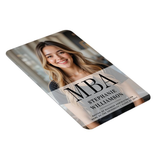 Íman Graduação personalizada da MBA Business School (Lado Direito)