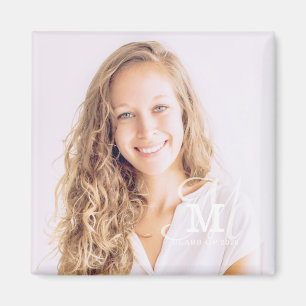 Íman Graduação Personalizada de Foto de Ano da Classe M