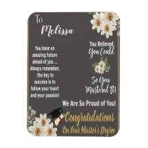 Graduação personalizada de mestrado