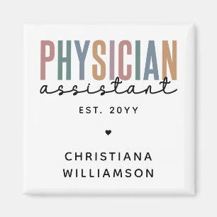 Íman Graduação Personalizada do Assistente Médico PA