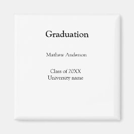 Íman Graduation name class of 20XX university name simp