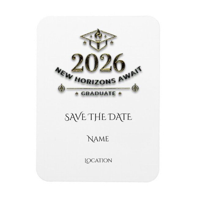 Íman Graduation Save the Date Magnet / Imán Graduación (Vertical)