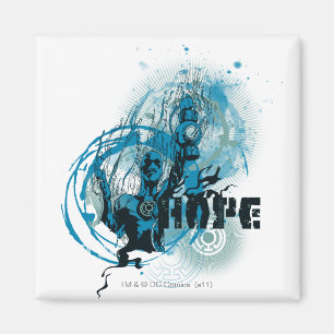 Íman Gráfico azul 3 da lanterna