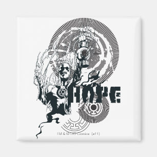 Íman Gráfico azul 4 da lanterna