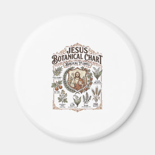 Íman Gráfico Botânico de Jesus Plantas Bíblicas Jesus B