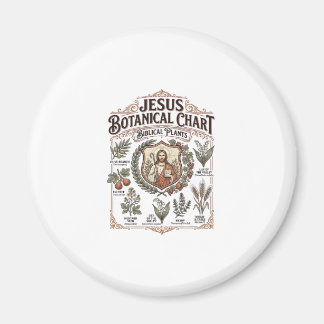 Íman Gráfico Botânico de Jesus Plantas Bíblicas Jesus B