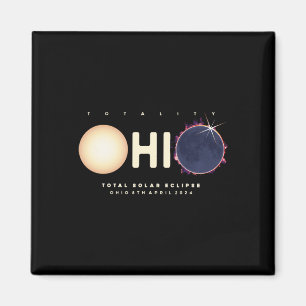 Íman Gráfico de Astronomia Total Eclipse 2024 Ohio