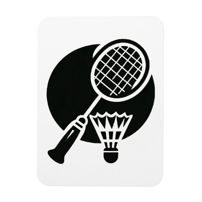 Íman Gráfico de Badminton (Vertical)