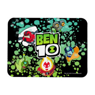 Íman Gráfico de bolhas de formulários Ben 10