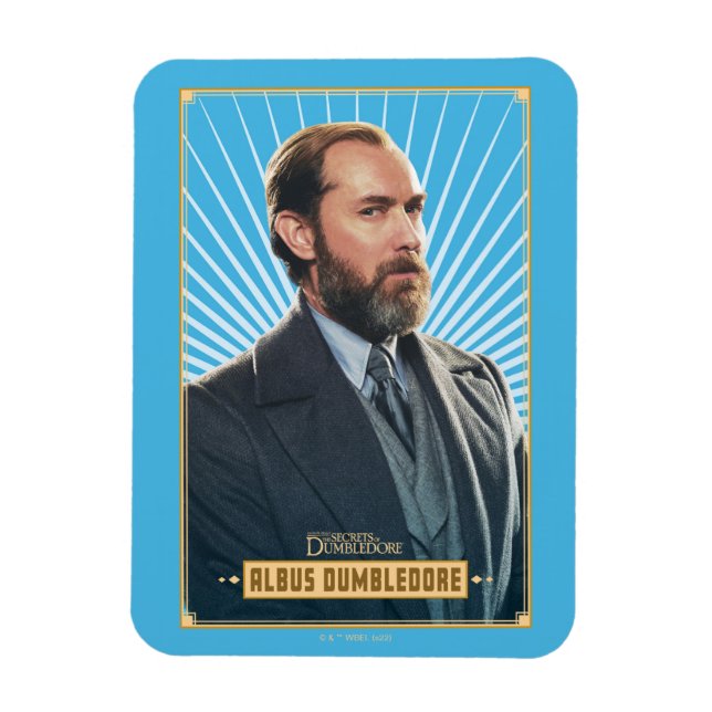 Íman Gráfico de Caracteres Albus Dumbledore (Vertical)